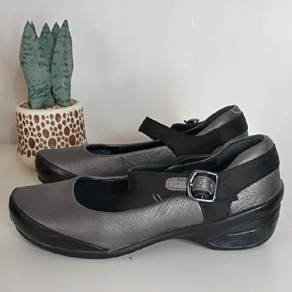 Dansko Metallic Mary Jane Shoes Women’s EU 36 Comfort Clogs Gently 5.5 6 - Picture 2 of 15